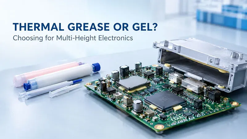 Thermal Grease or Gel for Multi-Height Electronics